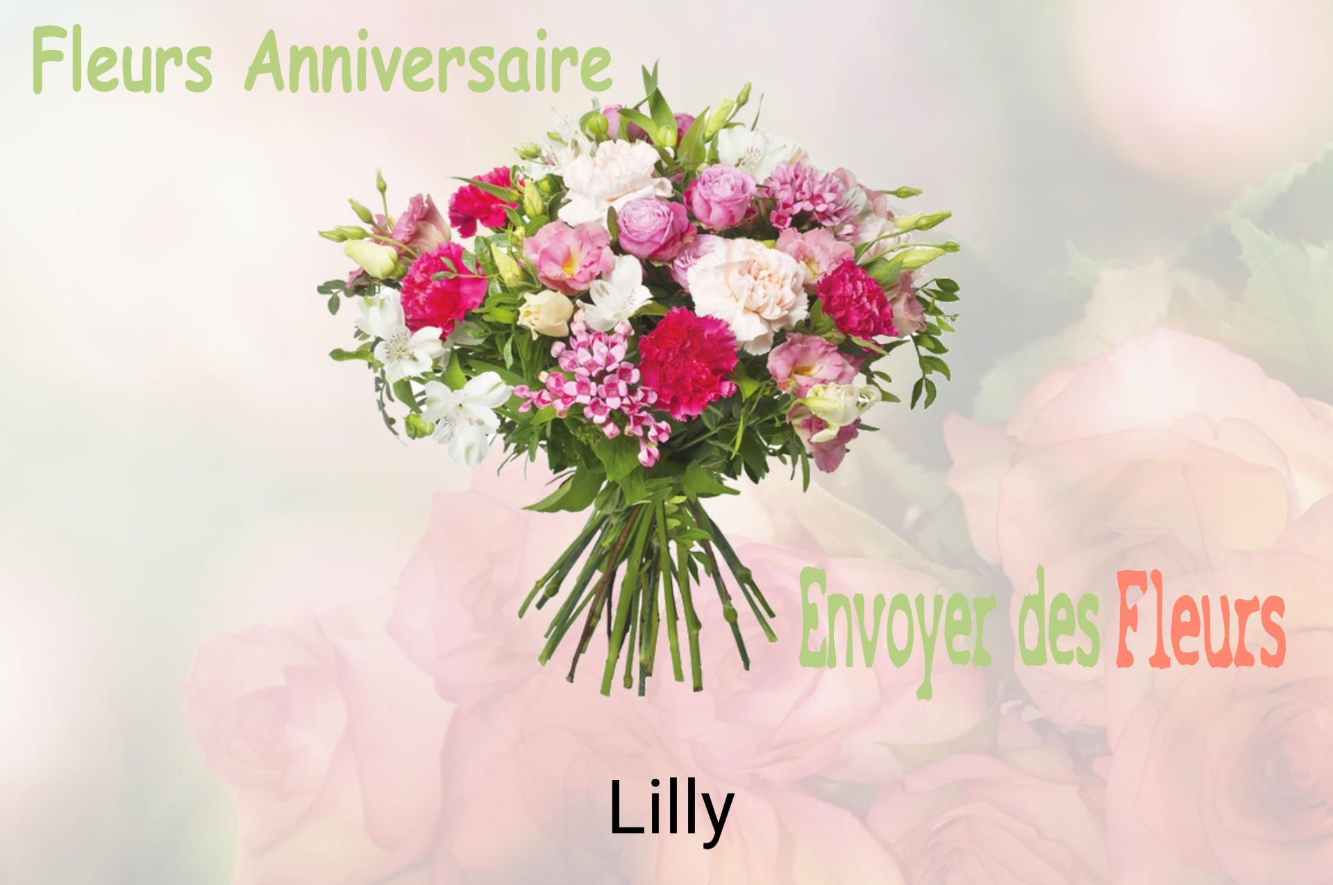 Bouquet de fleurs d’anniversaire livré à Lilly